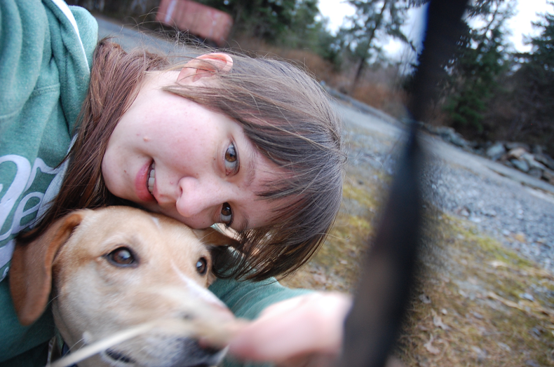 ...because a good selfie with the dog is almost always, certainly a terrible idea! 